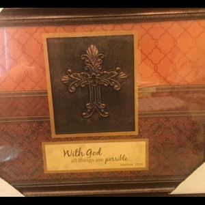 Framed scripture verse